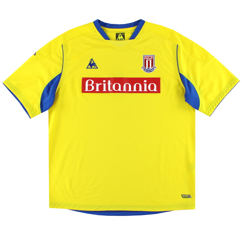 Camiseta de la segunda equipación del Stoke City Le Coq Sportif 2008-09 XXL