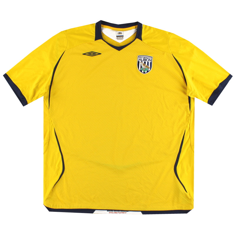 Camiseta Umbro del West Brom de visitante 2008-09 XXL