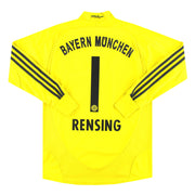 2008-09 Bayern Munich adidas Goalkeeper Shirt Rensing #1 XL.Boys - Classic Football Kit