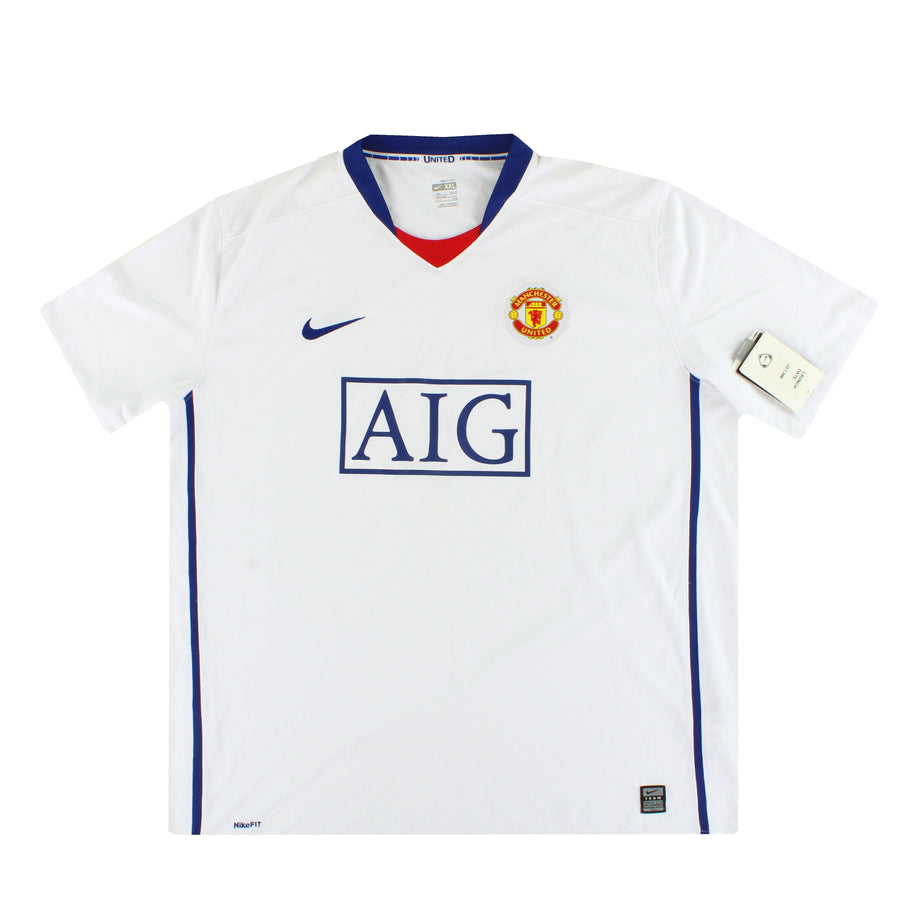 Camiseta de visitante Nike del Manchester United 2008-09 *con etiquetas* XXL