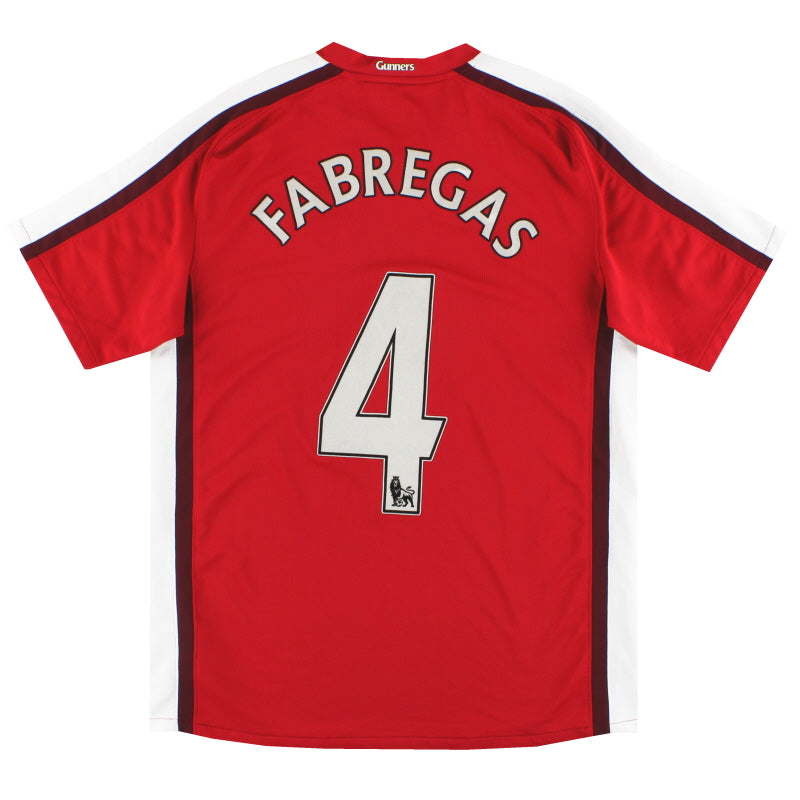 2008-10 Camiseta Nike local del Arsenal Fabregas #4 L
