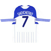 2008-10 Camiseta Titular adidas Dynamo Kyiv Shevchenko #7 Manga Larga XL