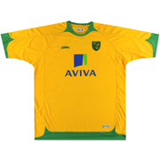 Camiseta de local Norwich City Xara 2008-10 XXXL