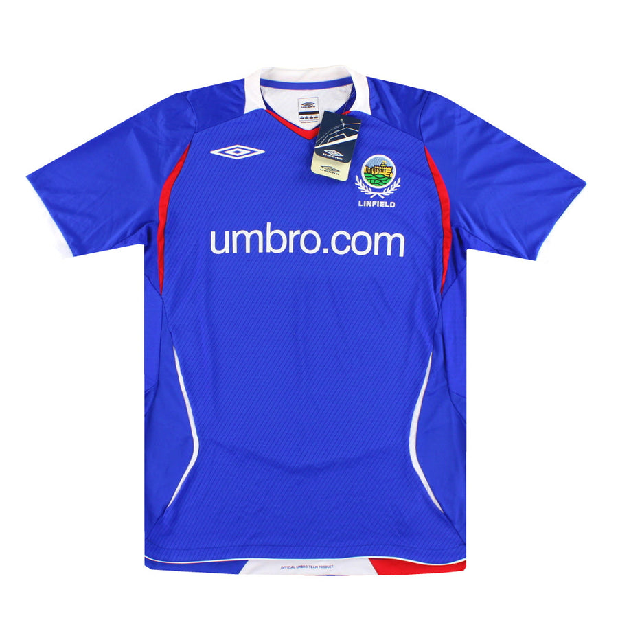 2008-10 Camiseta Umbro Linfield Local *con etiquetas* M