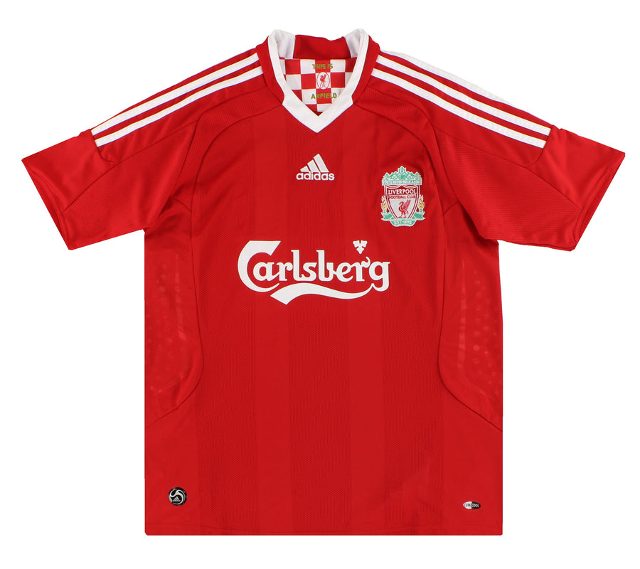 2008-10 Liverpool adidas Home Shirt XL.Boys