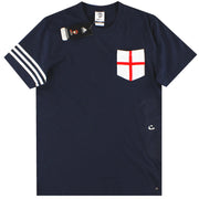 Camiseta con cuello redondo de adidas de Inglaterra 2008 *con etiquetas* M