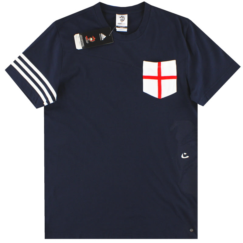 Camiseta con cuello redondo de adidas de Inglaterra 2008 *con etiquetas* M