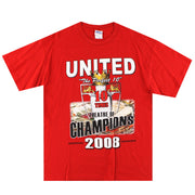 2008 Manchester United Camiseta gráfica '10 Times' L