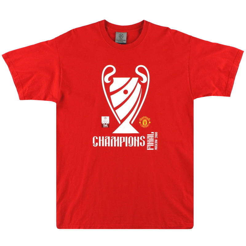 Camiseta M final Liga de Campeones Manchester United 2008