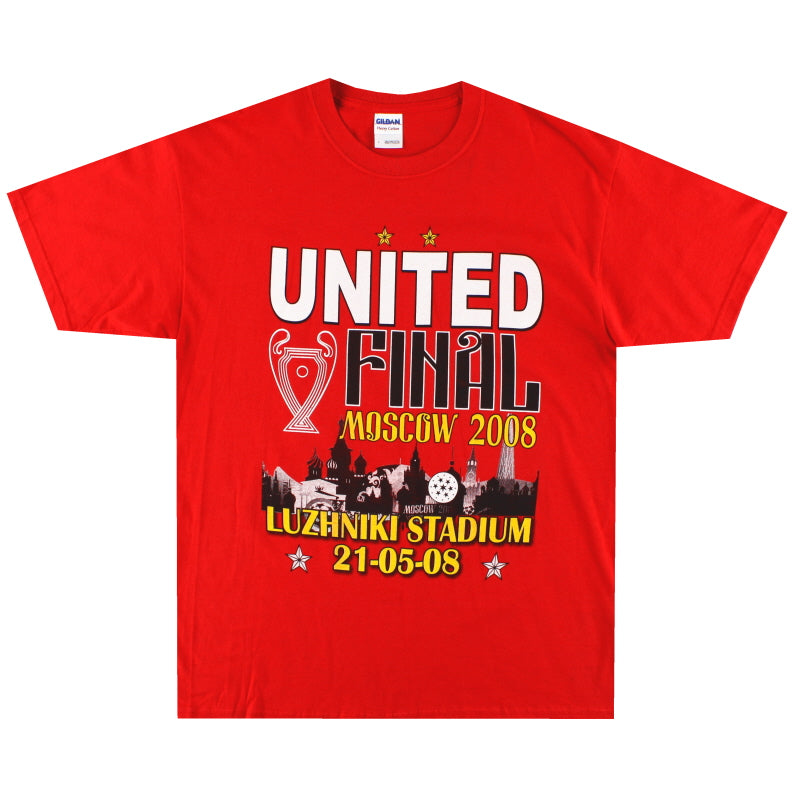 Camiseta Talla L de la Final de la Champions League del Manchester United de 2008