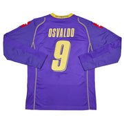 2008/09 Fiorentina Osvaldo #9 *Match Issue* Camiseta local M/L (XL) Lotto