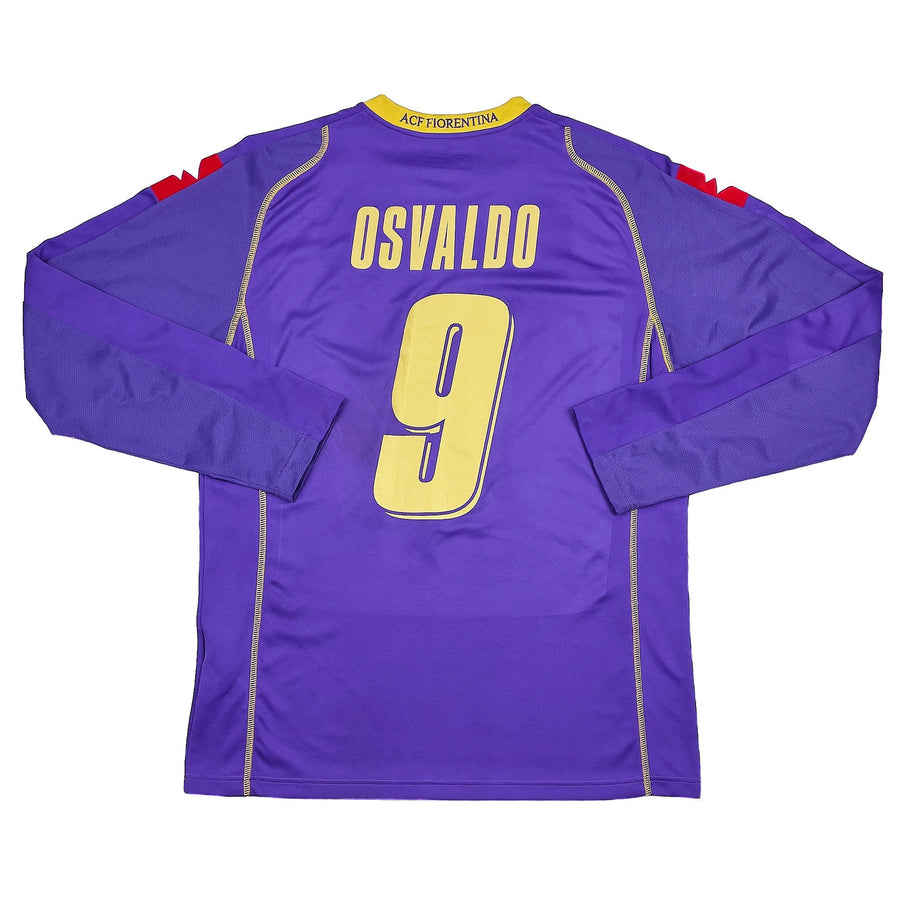 2008/09 Fiorentina Osvaldo #9 *Match Issue* Camiseta local M/L (XL) Lotto