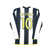 2008/09 Juventus Del Piero #10 Camiseta local manga larga (L) Nike