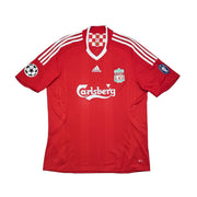 Camiseta de local del Liverpool Torres #9 C/L 2008/09 (L) Adidas