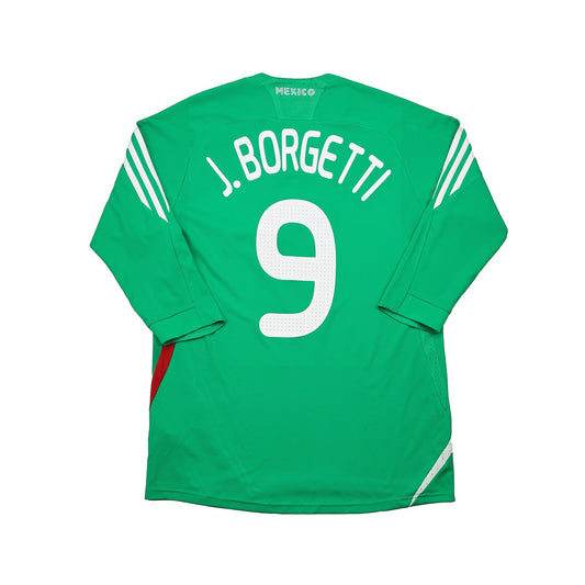 2008/09 Mexico J.Borgetti #9 Home Shirt (M) Adidas