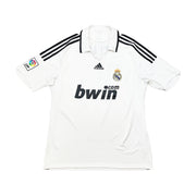 Camiseta de local del Real Madrid Guti Haz #14 (L) Adidas 2008/09