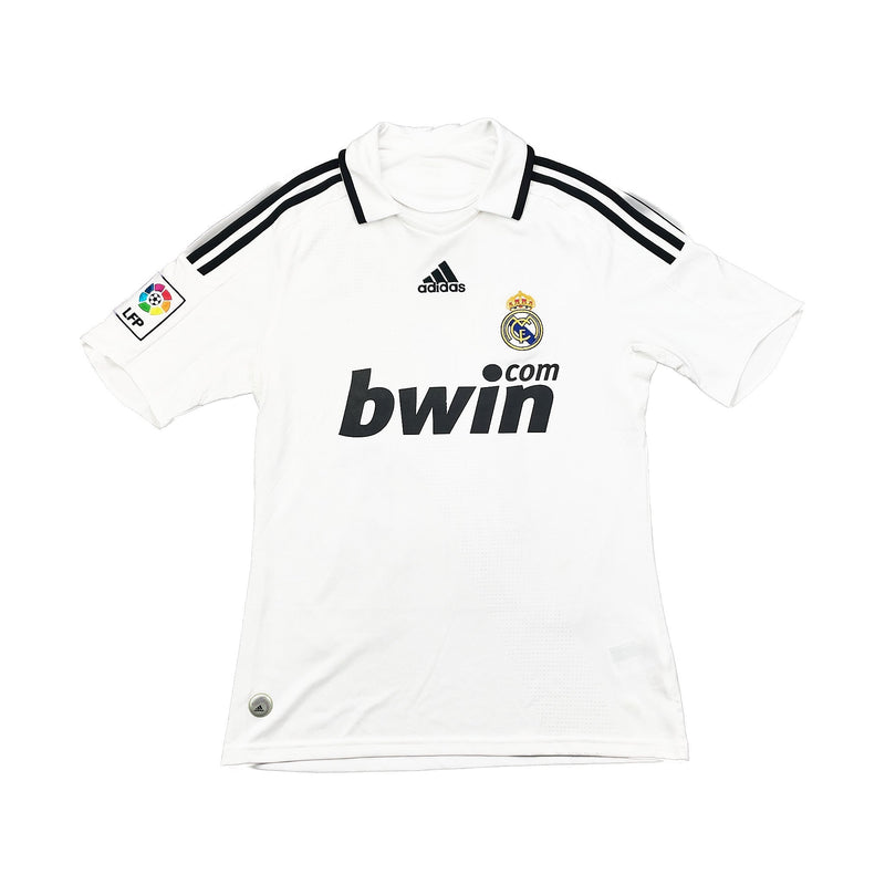2008/09 Real Madrid Guti Haz #14 Home Shirt (S) Adidas