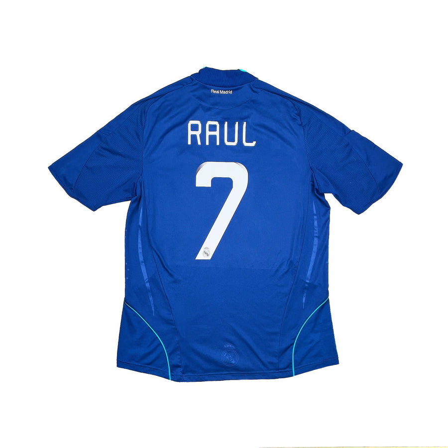Camiseta visitante del Real Madrid 2008/09 Raúl #7 (M) Adidas