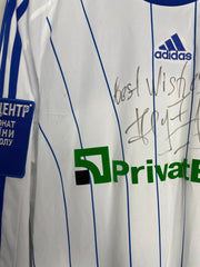 2008/10 Dynamo Kyiv #90 *Shevchenko Firmado* Camiseta Manga Larga Local (M) Adidas