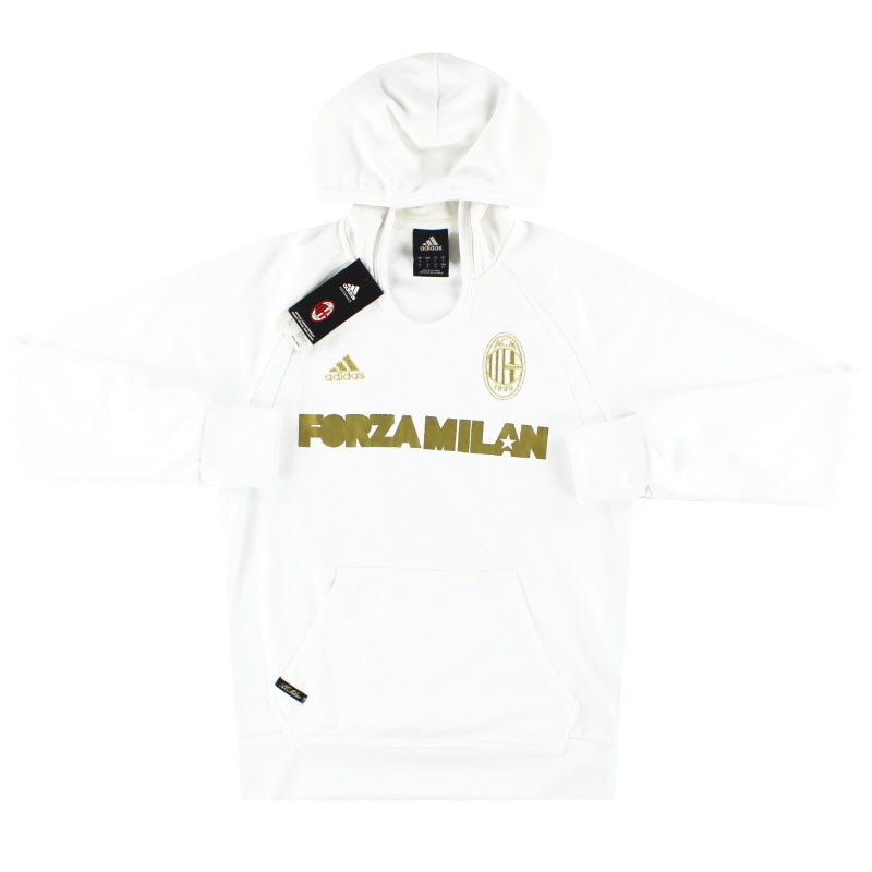 Sudadera con capucha adidas del AC Milan 2009-10 para estadio *con etiquetas* S