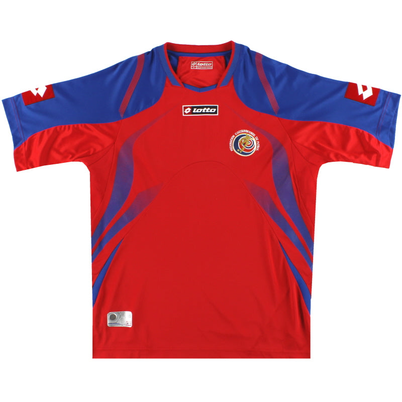 Camiseta de local de la lotería de Costa Rica 2009-10 *Nueva* Talla S
