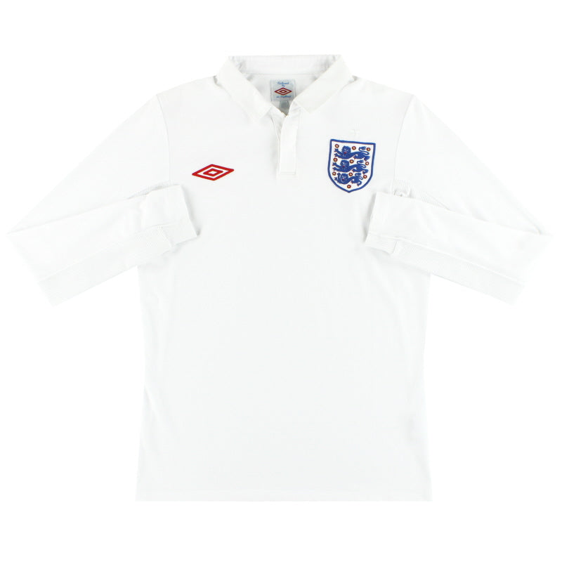 2009-10 England Umbro Home Shirt L/S