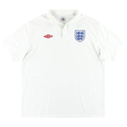 Camiseta de la primera equipación Umbro de Inglaterra 2009-10 XL