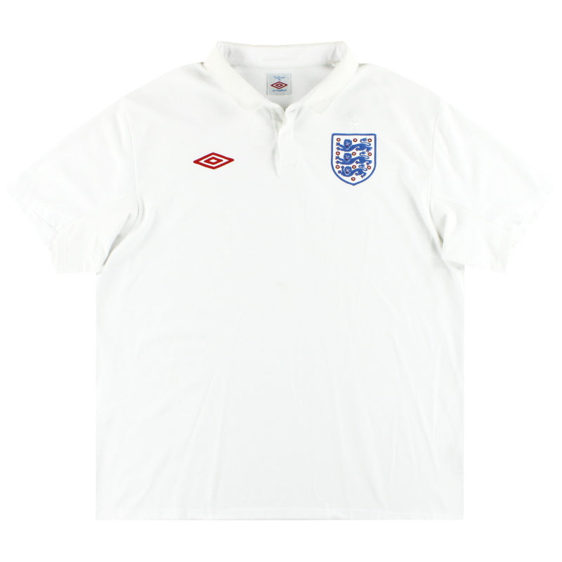 Camiseta de la primera equipación Umbro de Inglaterra 2009-10 XL