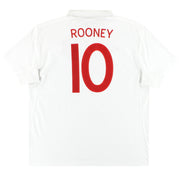Camiseta de local Umbro de Inglaterra 2009-10 Rooney #10 XL