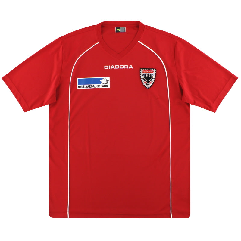 Camiseta de entrenamiento Diadora FC Aarau 2009-10 XL