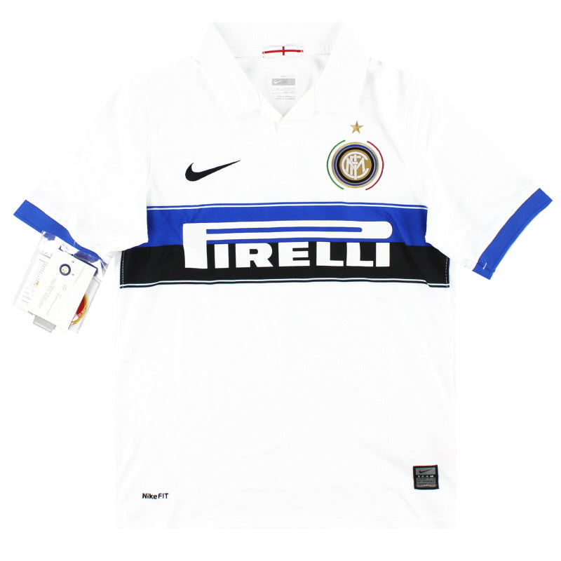 Camiseta de visitante Nike del Inter de Milán 2009-10 *con etiquetas* Niño M.