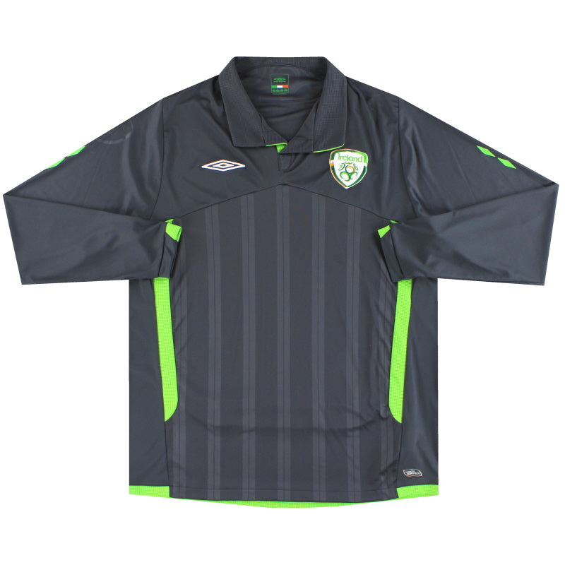 2009-10 Irlanda Umbro Tercera Camiseta Manga Larga *Como Nueva* XL
