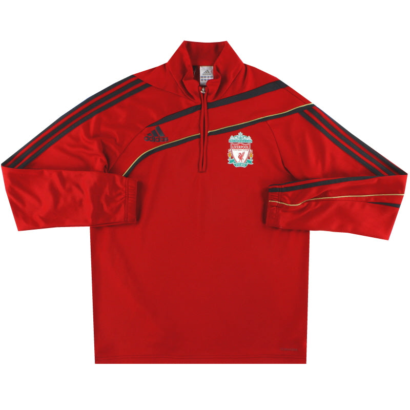 Sudadera adidas Liverpool 2009-10 con cremallera 1/4, talla XL