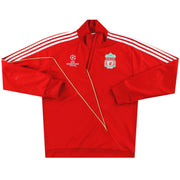 2009-10 Liverpool adidas Champions League Sudadera 1/4 Cremallera Talla L