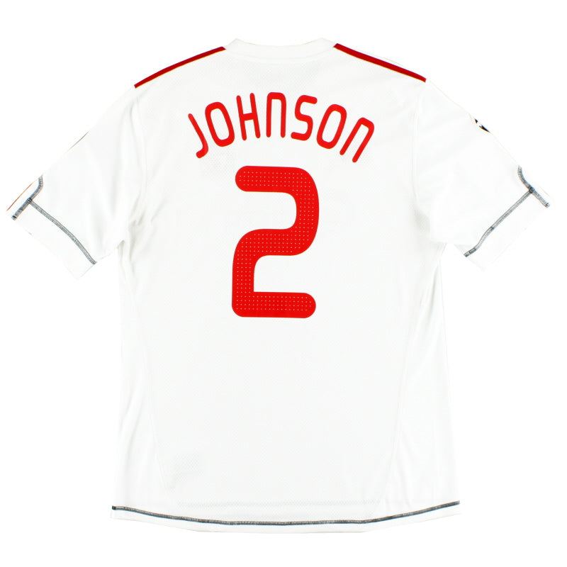 2009-10 Liverpool adidas CL Tercera Camiseta Johnson #2 L