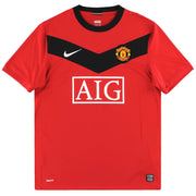 Camiseta de local Nike del Manchester United 2009-10 - Talla M