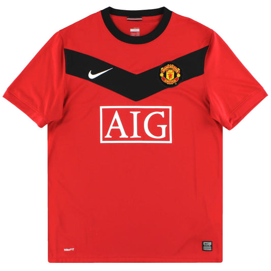 2009-10 Manchester United Nike Home Shirt XL