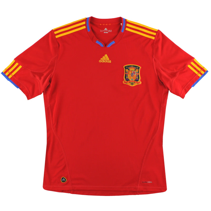2009-10 Spain adidas Home Shirt M