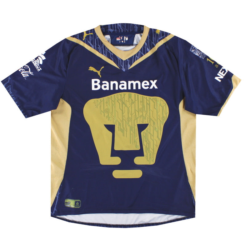 2009-10 UNAM Pumas Puma Camiseta de visitante L