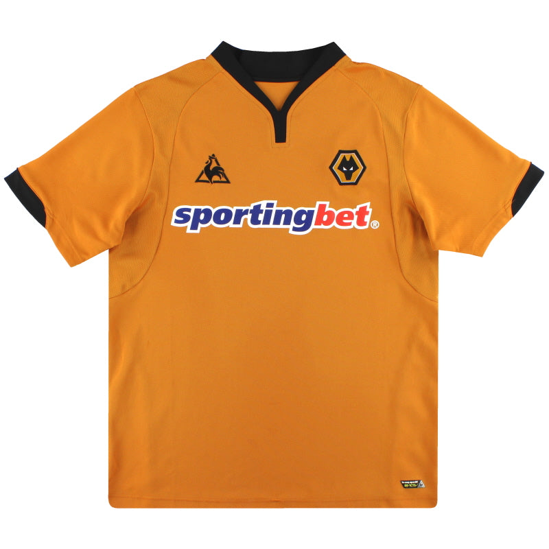 Camiseta Local de Le Coq Sportif de los Wolves 2009-10 Talla XL