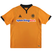 Camiseta de local Le Coq Sportif de los Wolves 2009-10 L