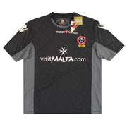 Camiseta Macron del Sheffield United de 2009-10, Tercera Equipación '120 Años' *con etiquetas* M