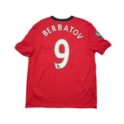 Camiseta de local 2009/10 del Manchester United Berbatov #9 (L) Nike