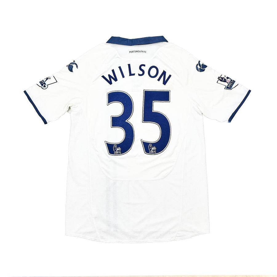 2009/10 Portsmouth Wilson #35 *camiseta usada en partido contra el Manchester United* camiseta de visitante (L) Canterbury