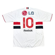 2009/10 Camiseta Local Sao Paulo #10 (M) Reebok