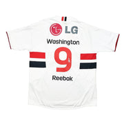 Camiseta de casa Sao Paulo Washington #9 2009/10 (L) Reebok