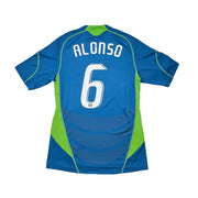 2009/10 Seattle Sounders Alonso #6 Camiseta Visitante (S) Adidas *Firmada*
