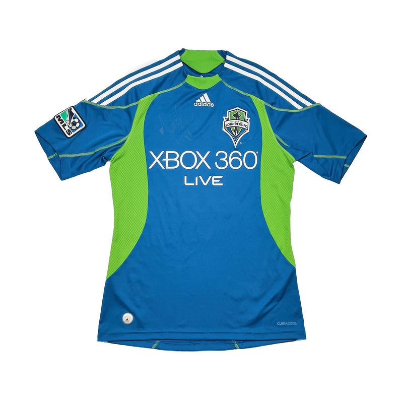 2009/10 Seattle Sounders Alonso #6 *Signed* Away Shirt (S) Adidas