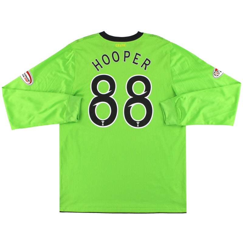 2010-11 Camiseta de partido de visitante Celtic Nike Manga Larga Hooper #88 *Impecable* XL