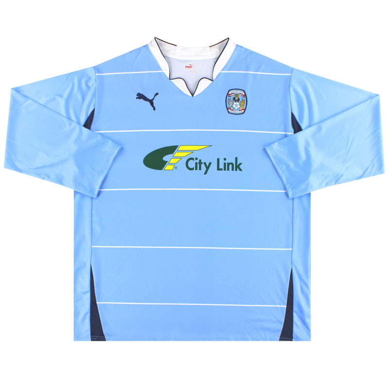 2010-11 Camiseta de Local Puma del Coventry M/L *Impecable* XXL